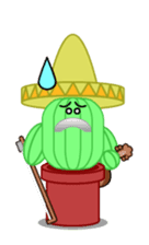 Mariachi Cactus sticker #906453