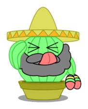 Mariachi Cactus sticker #906474