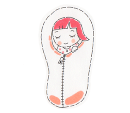 GIRL sticker #906580