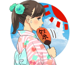 The KIMONO sticker sticker #907224