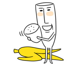 banana guy sticker #907883