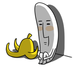 banana guy sticker #907891