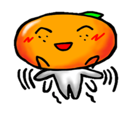orange and apple sticker #907968