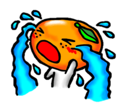 orange and apple sticker #907971