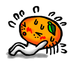 orange and apple sticker #907972