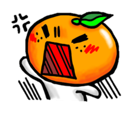orange and apple sticker #907977