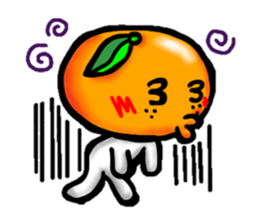 orange and apple sticker #907984