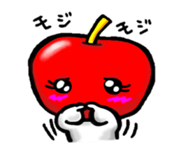 orange and apple sticker #907992