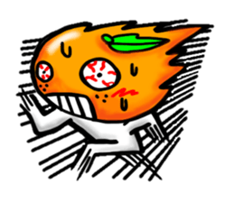 orange and apple sticker #907994