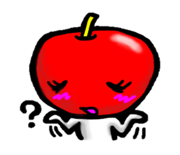 orange and apple sticker #907997