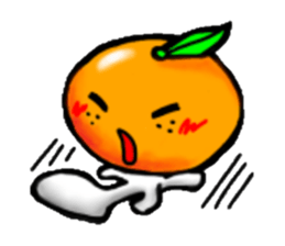 orange and apple sticker #907998