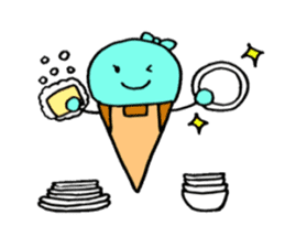 The sticker of Choko & Mint family talk sticker #908129