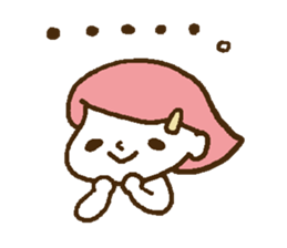 A face is lovely. sticker #908534