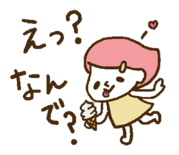 A face is lovely. sticker #908539