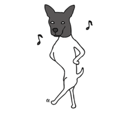 Japanese Terrier U-taro sticker #908921