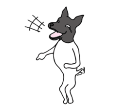Japanese Terrier U-taro sticker #908925