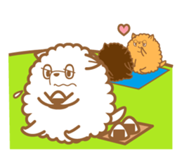 cotton candy dog sticker #909139