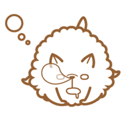cotton candy dog sticker #909140