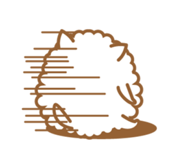 cotton candy dog sticker #909143