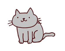 Girl and cat sticker #909486