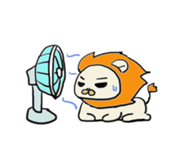 A sheep and lion sticker #909647