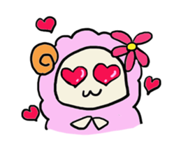 A sheep and lion sticker #909649