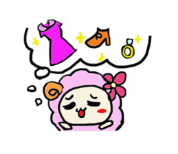 A sheep and lion sticker #909658