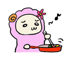 A sheep and lion sticker #909663