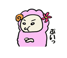 A sheep and lion sticker #909669