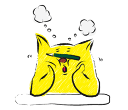 A certain writer and dog and cat. sticker #909816