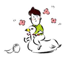 A certain writer and dog and cat. sticker #909820