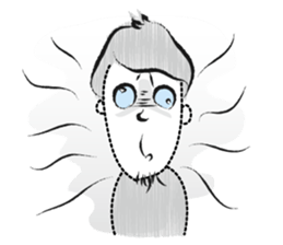 A certain writer and dog and cat. sticker #909824