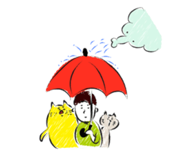 A certain writer and dog and cat. sticker #909835