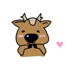 deer is freedom! sticker #910241