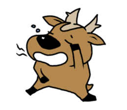 deer is freedom! sticker #910245