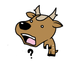 deer is freedom! sticker #910250