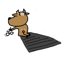 deer is freedom! sticker #910252