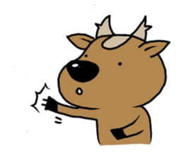 deer is freedom! sticker #910255