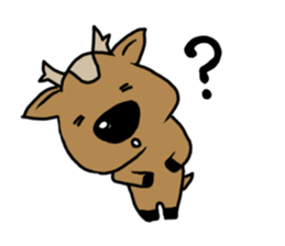 deer is freedom! sticker #910256