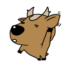 deer is freedom! sticker #910257