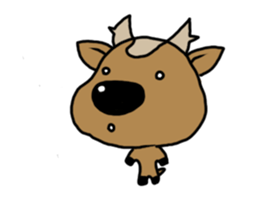 deer is freedom! sticker #910259