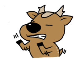 deer is freedom! sticker #910262