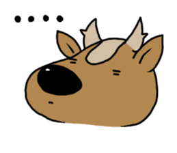 deer is freedom! sticker #910263