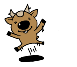 deer is freedom! sticker #910264