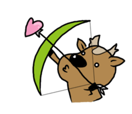 deer is freedom! sticker #910278