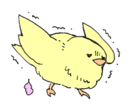 yellow bird sticker #910288