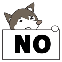 Husky manager Japanese version sticker #910673