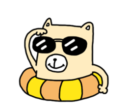 yellow dog sticker #911050