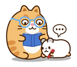cat & mouse couple (Ver.1) sticker #911331