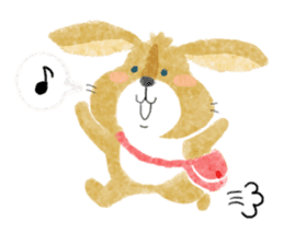 lop-eared rabbit KINAKO sticker #911359
